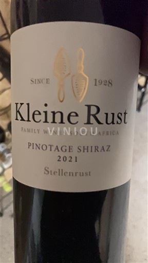 Kustområdet Stellenbosch Kleine Rust Pinotage Shiraz 2021