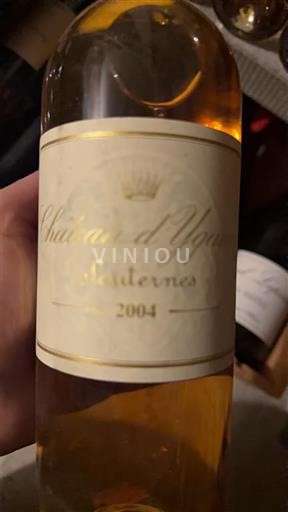 Bordeaux Sauternes Premier Cru Supérieur Château Yquem 2004