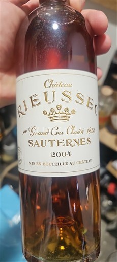 Bordeaux Sauternes Premier Cru Château Rieussec 2004