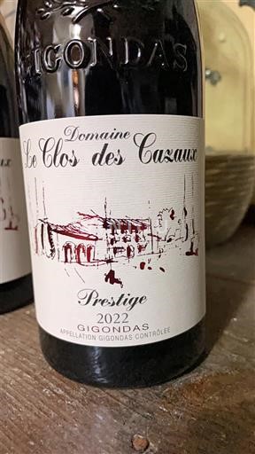 Rhônedalen Gigondas Domaine Le Clos des Cazaux Prestige 2022
