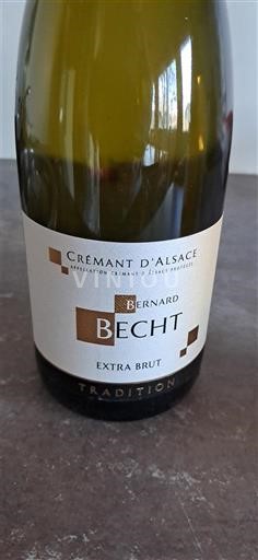 Alsace Crémant d'Alsace Château Bernard Becht Tradition Extra Brut Không niên vụ