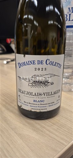 Beaujolais Beaujolais Villages Domaine Colette 2023