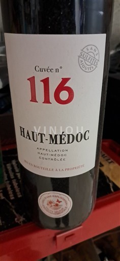 Bordeaux Haut-Médoc Cuvée n°116 Neročník