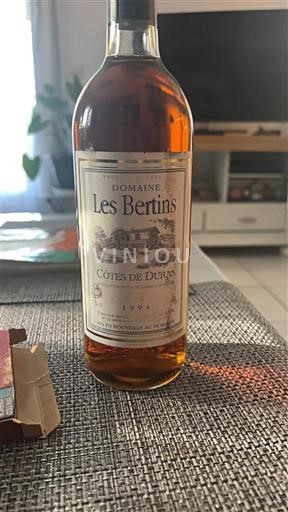 Sud-Ouest Côtes-de-duras Domaine Les Bertins 1994
