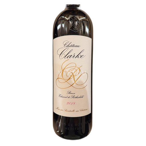 Bordeaux Listrac-Médoc Château CLARK BARON DE ROTHSCHILD CRU BOURGEOIS SUPERIEUR 2018