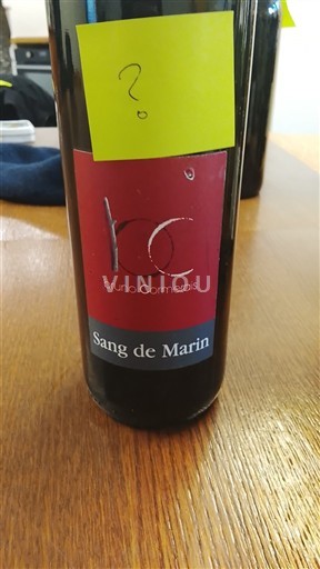 Loiren laakso Muscadet-sèvre-et-maine Bruno Cormerais Sang de Marin Ei vuosikertaa