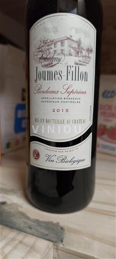 Bordeaux Bordeaux Supérieur Château Joumes-Fillon 2015