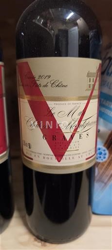 Bordéus Graves Château Mongravier Élevé en Fûts de Chêne 2019