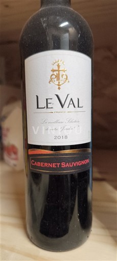Languedoc-Roussillon Pays d'Oc Le Val Cabernet Sauvignon 2018