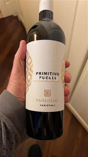 Puglia Không được chỉ định Paololeo Varietali 2024