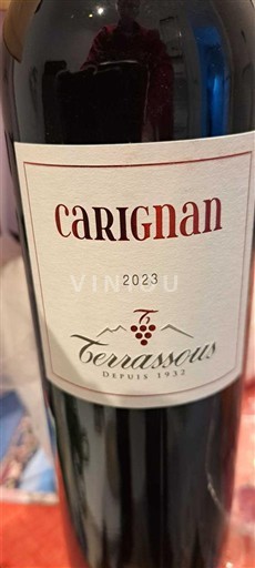 Roussillon Côtes-du-Roussillon Terrassous Carignan 2023
