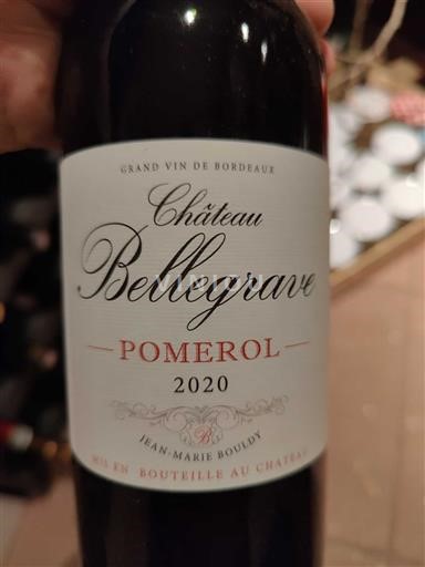 Bordeaux Pomerol Château Bellegrave 2020