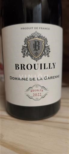 Beaujolais Brouilly Domaine La Garenne 2022