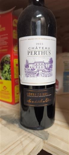 Burdeos Côtes-de-bourg Château Perthus 2015