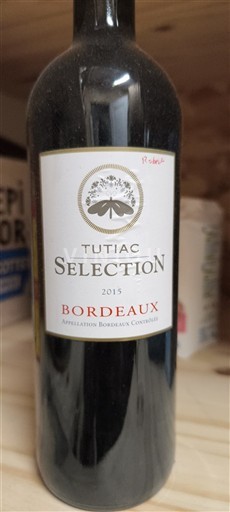 Burdeos Bordeaux Tutiac Sélection 2015