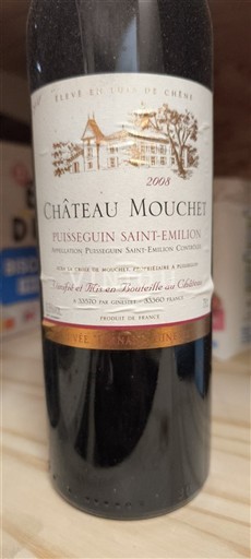 Bordeaux Puisseguin-saint-émilion Château Mouchet 2008