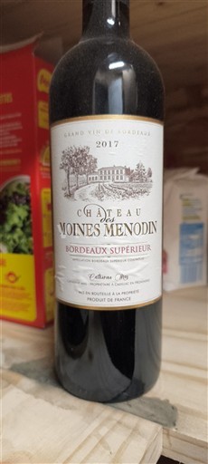 Bordeaux Bordeaux Supérieur Château Moines Menodin 2017