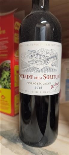 Bordeaux Pessac-Léognan Domaine La Solitude 2016