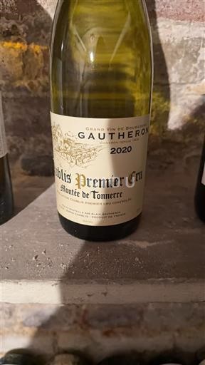 Bourgogne Chablis Premier Cru Gautheron Montée de Tonnerre 2020