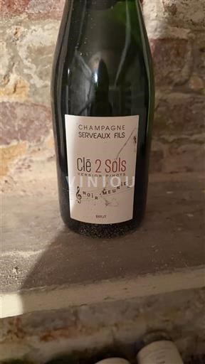 Champagne Serveaux Fils Clé 2 Sols Version Pinot Non Millésimé