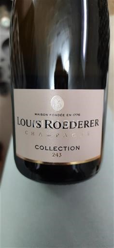 Champagne Șampanie Louis Roederer Collection 243 Nemilésimat