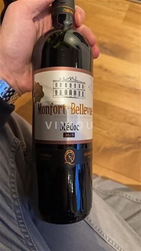 Бордо Медок Monfort-Bellevue 2019