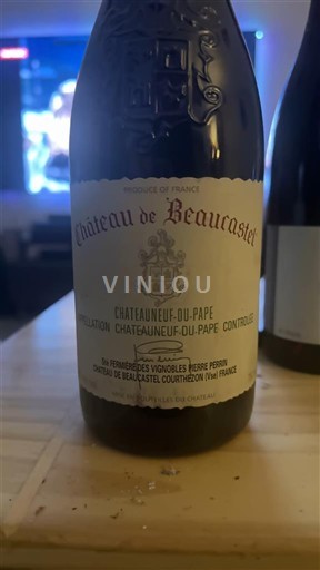 Valea Ronului Châteauneuf-du-Pape Château Beaucastel 2007