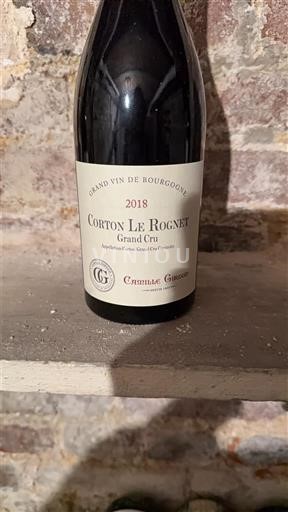 Burgundy Corton Grand Cru Camille Giroud Corton Le Rognet 2018