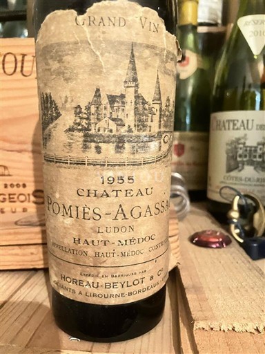 Bordeaux Haut-Médoc Château Pomies-Agassac 1955