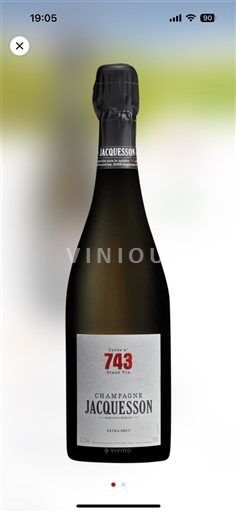 Samppanja Jacquesson 743 Ei vuosikertaa