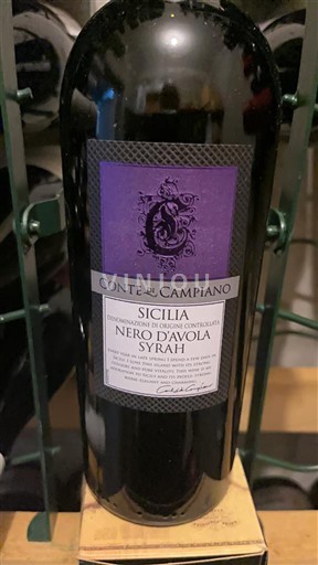Sicilië Alcamo Conte di Campiano Nero d'Avola Syrah 2023