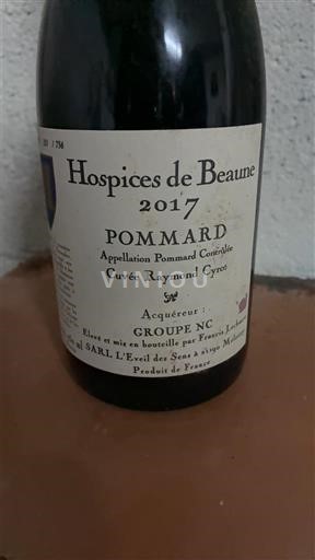 Burgundy Pommard Grand Cru Hospices de Beaune Raymond Cyrot 2017