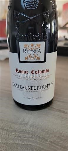 Rona dolina Châteauneuf-du-Pape Rhônea Roque Colombe 2023