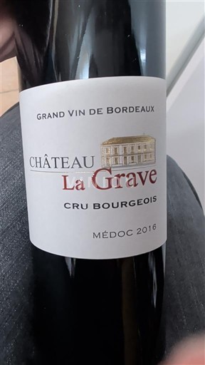 Бордо Медок Château La Grave 2016
