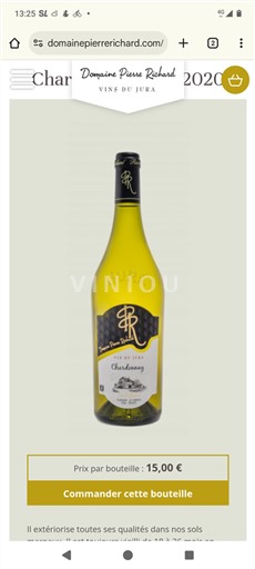 Jura Côtes-du-jura Domaine Pierre Richard 2020