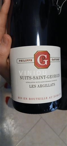 Burgundy Nuits-Saint-Georges Philippe Gavignet Les Argillats 2016
