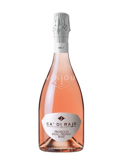 Vin Effervescent Rosé brut Ca' di Rajo 2023 Italie Vénétie DOC