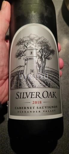 Vùng trồng nho được cấp phép California Thung lũng Alexander Silver Oak 2018