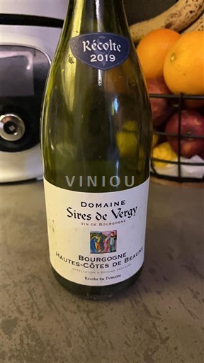 Borgogna Non specificato Domaine Sires de Vergy 2019