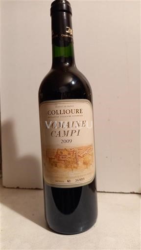 Roussillon Collioure Domaine Campi 2009