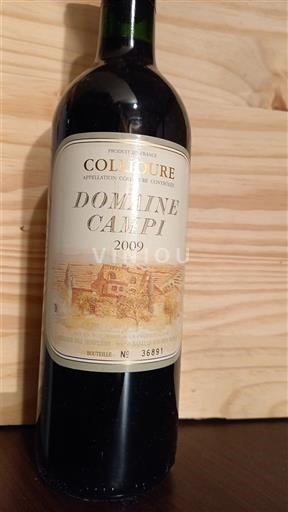 Roussillon Collioure Domaine Campi 2009