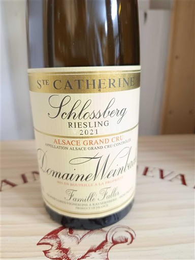 Alsácia Alsácia Grand Cru Grand Cru Domaine Weinbach Sainte Catherine 2021