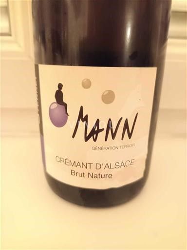 Alsace Crémant-d'alsace Mann Brut Nature 2017