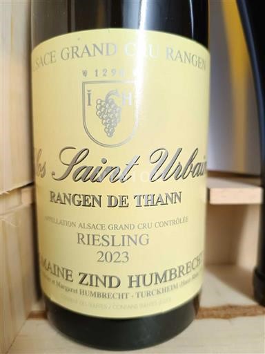 Elsass Nicht spezifiziert Grand Cru Domaine Zind Humbrecht Rangent de thann Clos Saint Urbain 2023