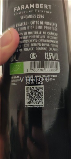 Provansa Côtes-de-Provence Faroubert 2024