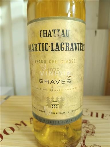 Bordeaux Graves Grand Cru Château Malartic-Lagravière 1978