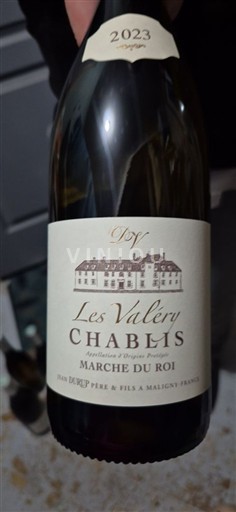 Burgundsko Chablis Jean Durup Père & Fils Les Valéry Marche du Roi 2023
