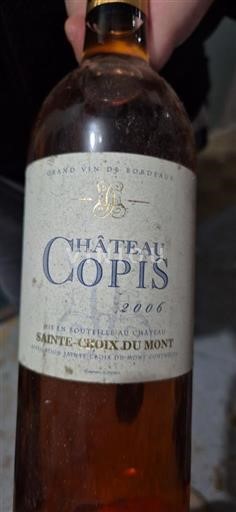 Bordeaux Sainte-Croix-Du-Mont Château Copis 2006