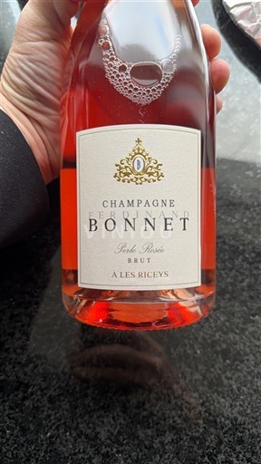 Champagne Sâm-panh Ferdinand Bonnet Perle Rosée Không niên vụ
