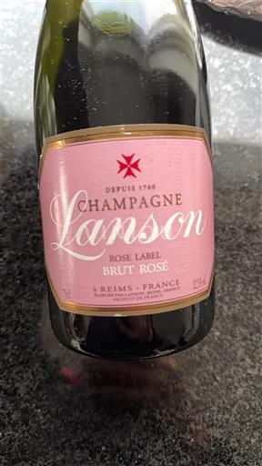 Champagne Sâm-panh Lanson Rose Label Brut Rosé 2013